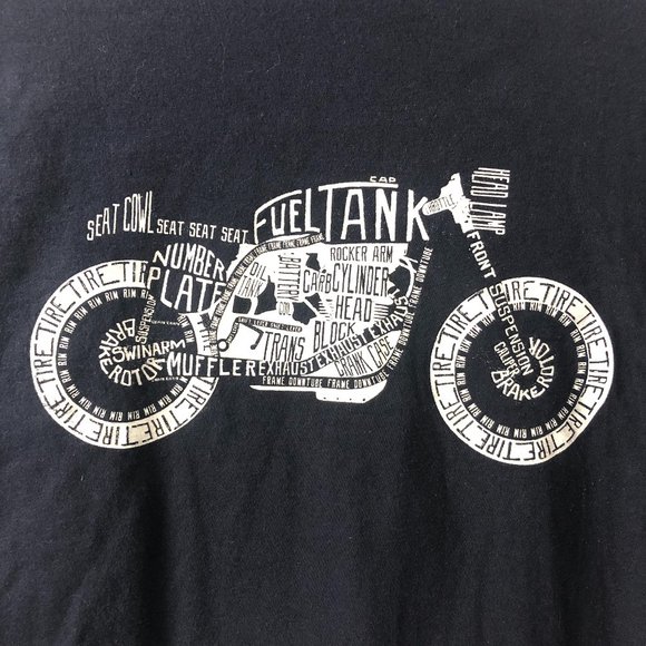 GAP Kids boys' navy motorcycle long-sleeve tee, size XL - Picture 1 of 5